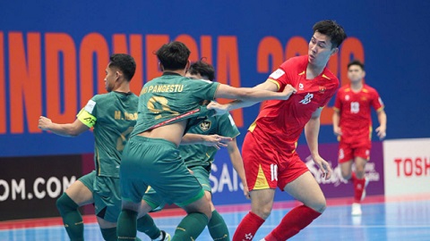  ĐT futsal Việt Nam bị Indonesia bỏ xa trên BXH FIFA